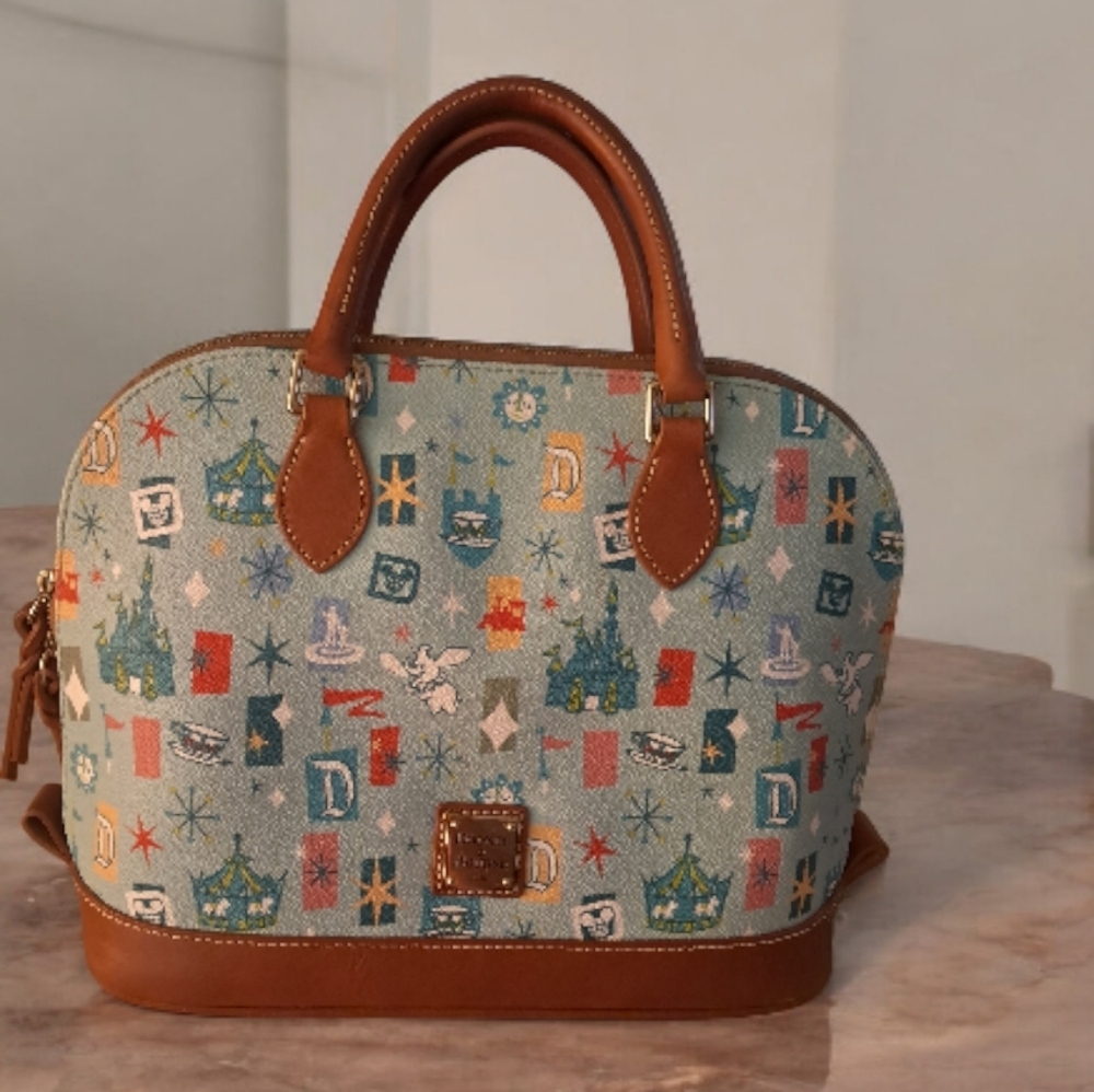 Dooney & Bourke Disneyland Disney World FANTASYLAND Castle Satchel NWT
